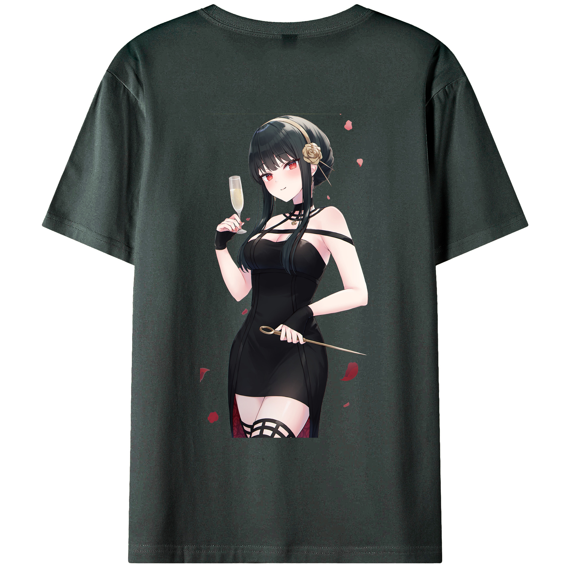 （画像用） SPY×FAMILY间谍家家酒 綿100％ メンズ半袖Tシャツ（バックプリント） 通気性